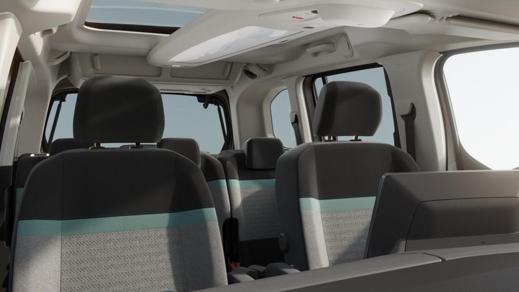 El Citroën ë-Berlingo tiene capacidad para 5 y 7 plazas.