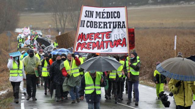 Manifestación en Muriel de la Fuente