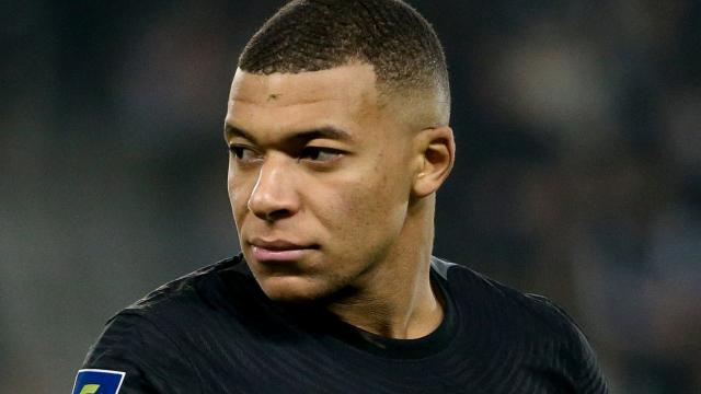 Kylian Mbappé, en un partido del PSG de la temporada 2021/2022