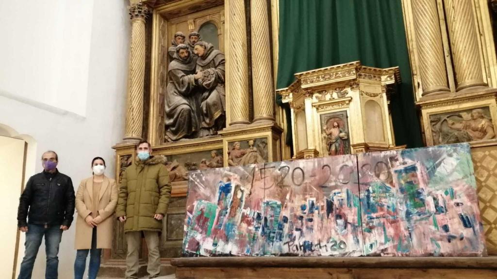 La obra cedida al edificio Simón Ruiz de Medina del Campo