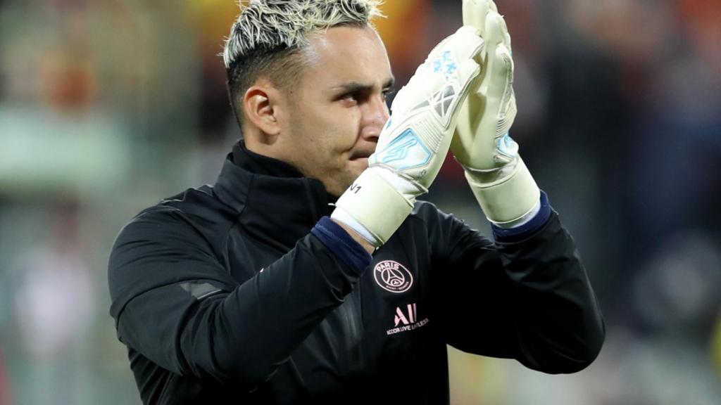 Keylor Navas, con el PSG en la temporada 2021/2022