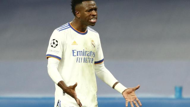 Vinicius se lamenta por una ocasión fallada