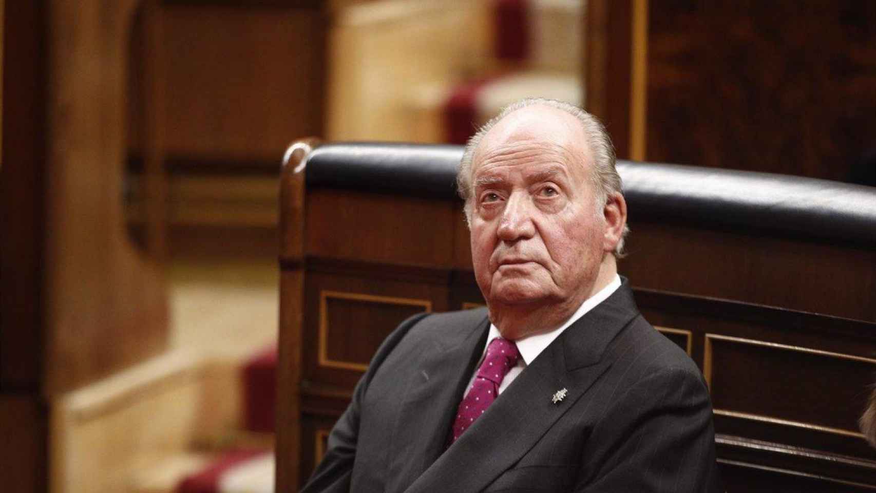 Juan Carlos I en el Congreso de los Diputados.