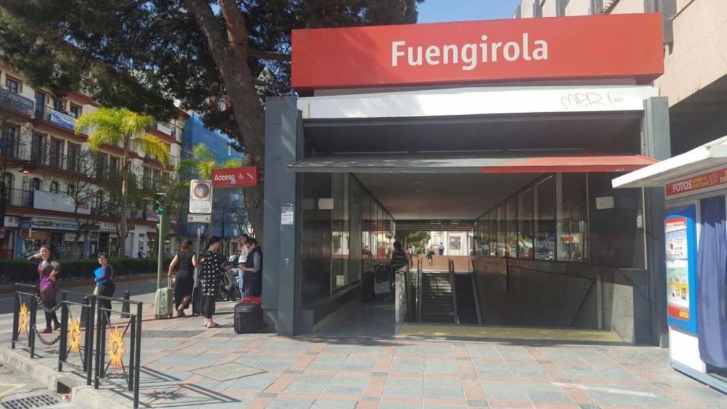 La estación de Fuengirola.