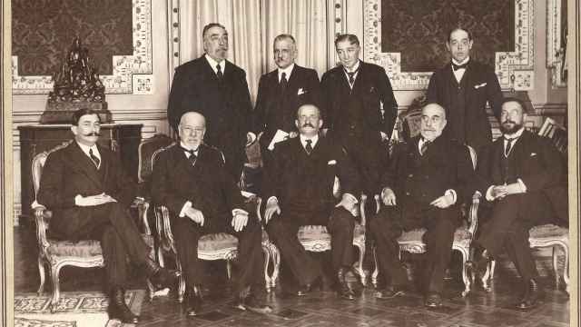 El Gobierno de Romanones, en 1918.