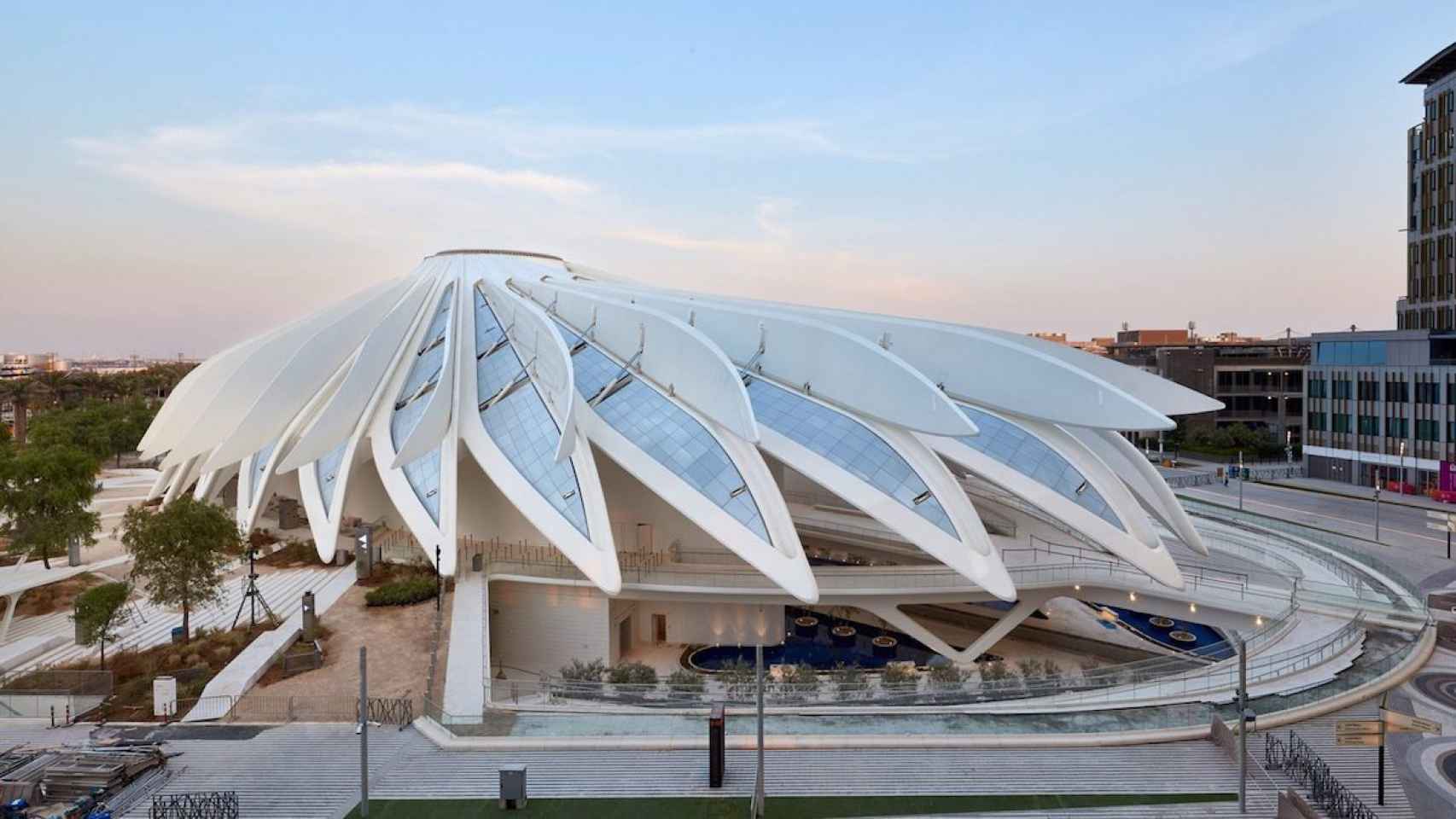 El pabellón de Calatrava de la Expo 2020 en Dubai.