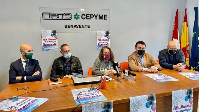 Imagen de la presentación de una aplicación que reforzará el papel del comercio local de Benavente