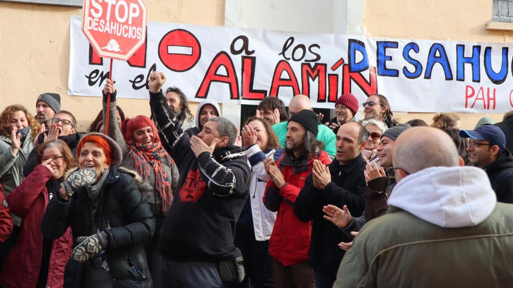 Desahucio en las viviendas de San Vicente de Paúl en Guadalajara