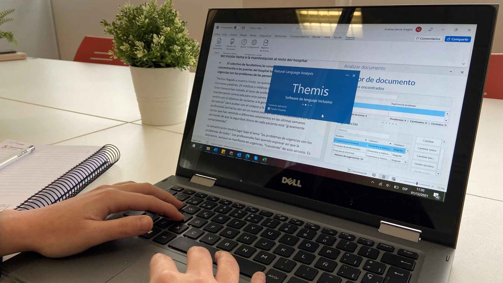 Themis es un software de lenguaje inclusivo creado con tecnología española que ya usa la Generalitat Valenciana.