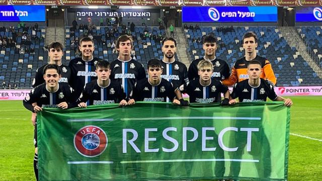 Once inicial del Deportivo en el partido ante el Maccabi