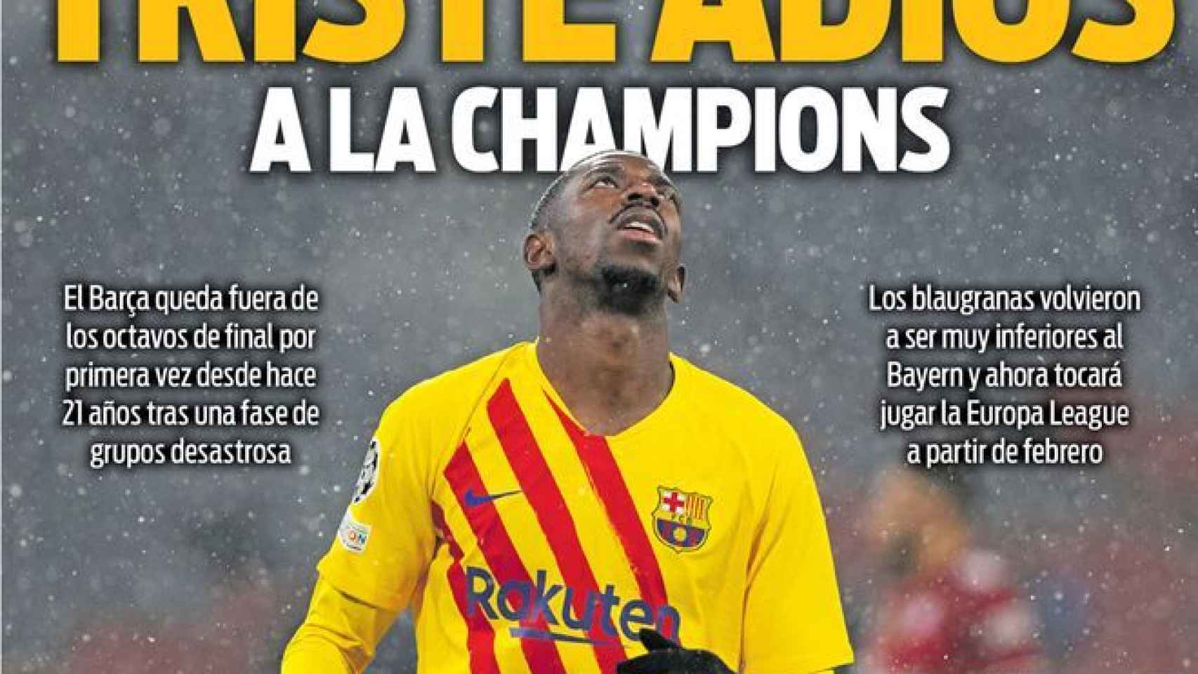 La portada del diario Sport (09/12/2021)