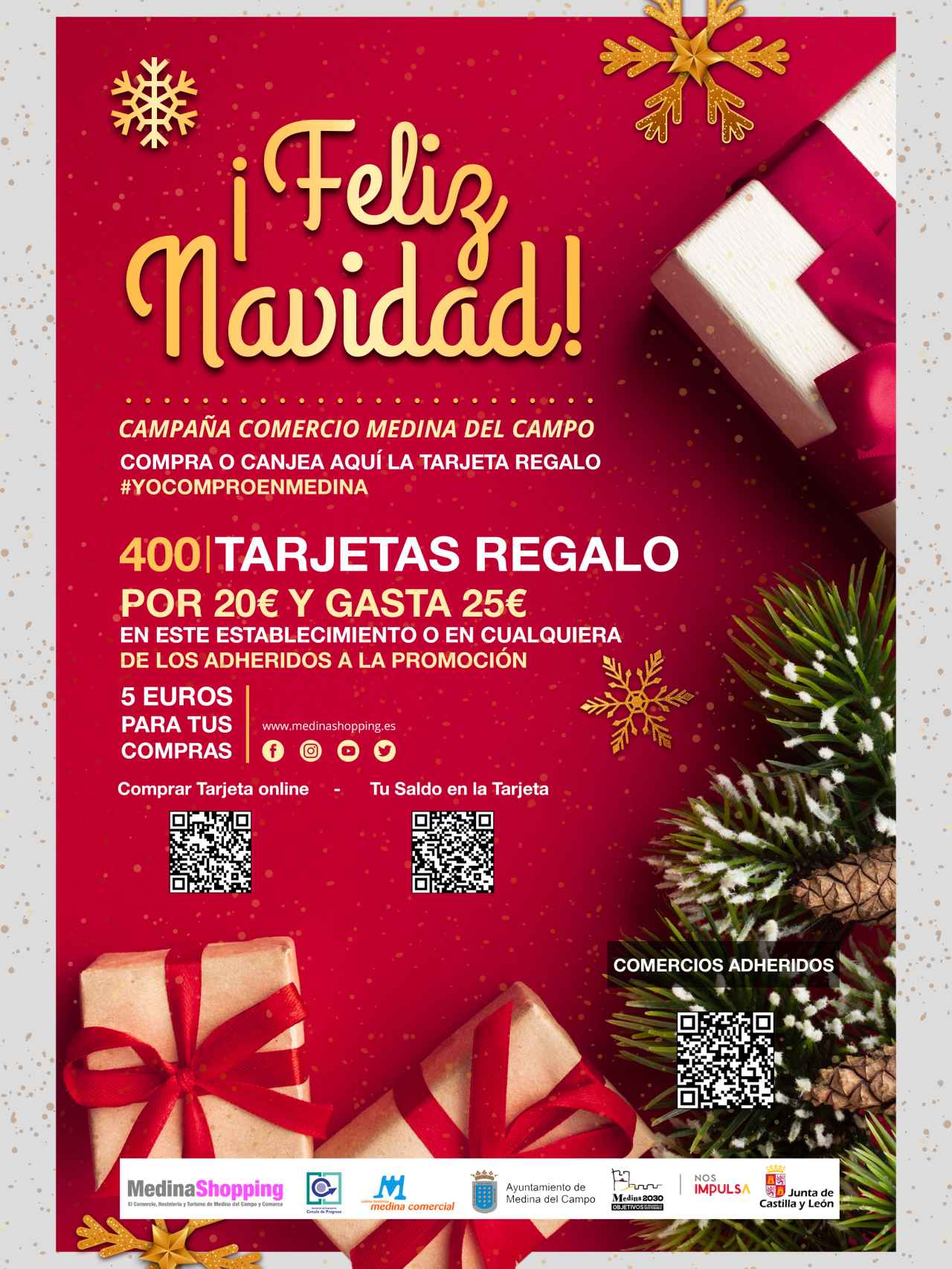 Cartel de Campaña de Navidad de Medina del Campo