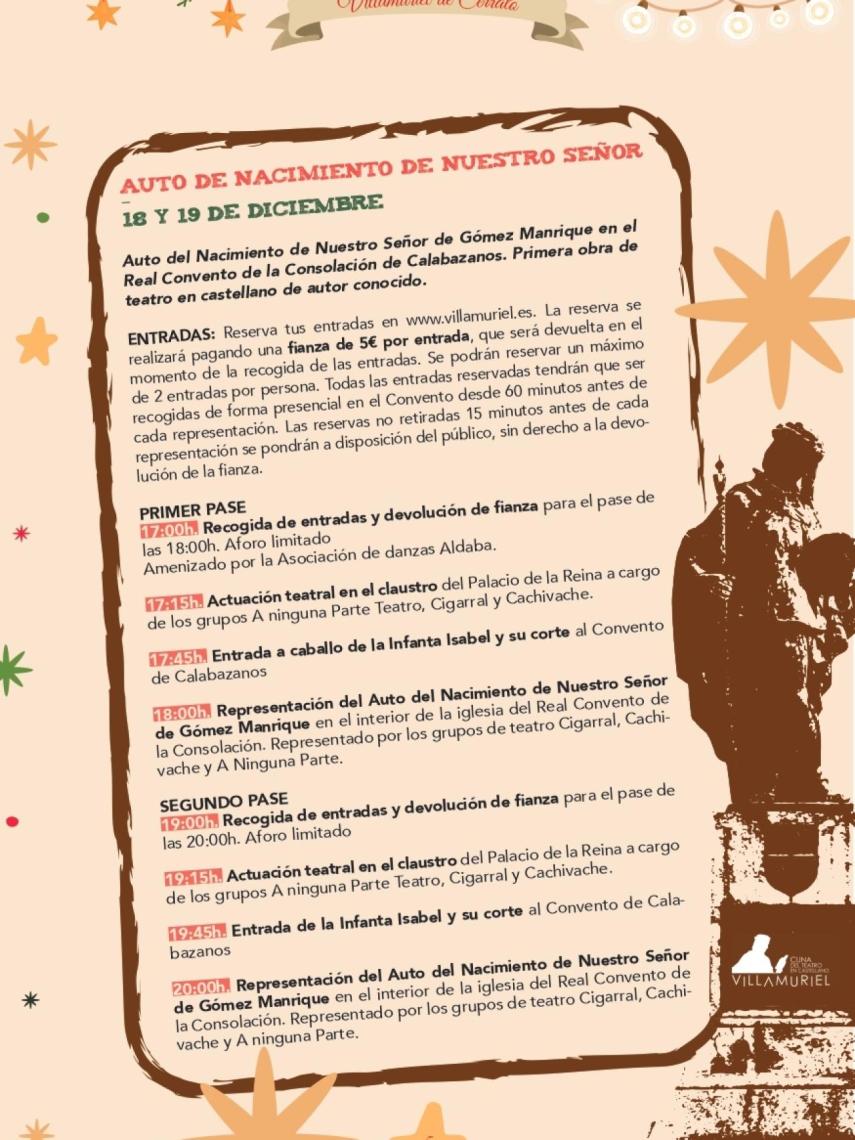 Cartel de la obra teatral