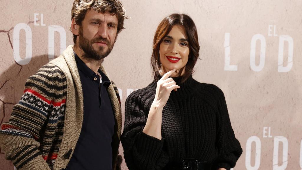 Raúl Arévalo y Paz Vega durante la prensentación de 'El lodo'.