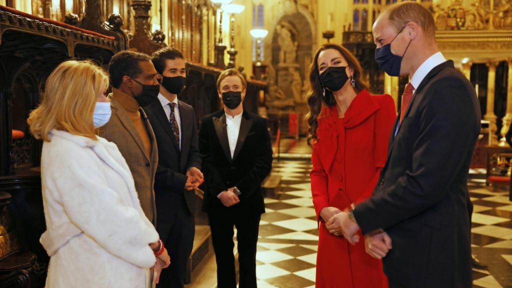 Kate y Guillermo se mostraron muy cercanos con los asistentes al concierto.