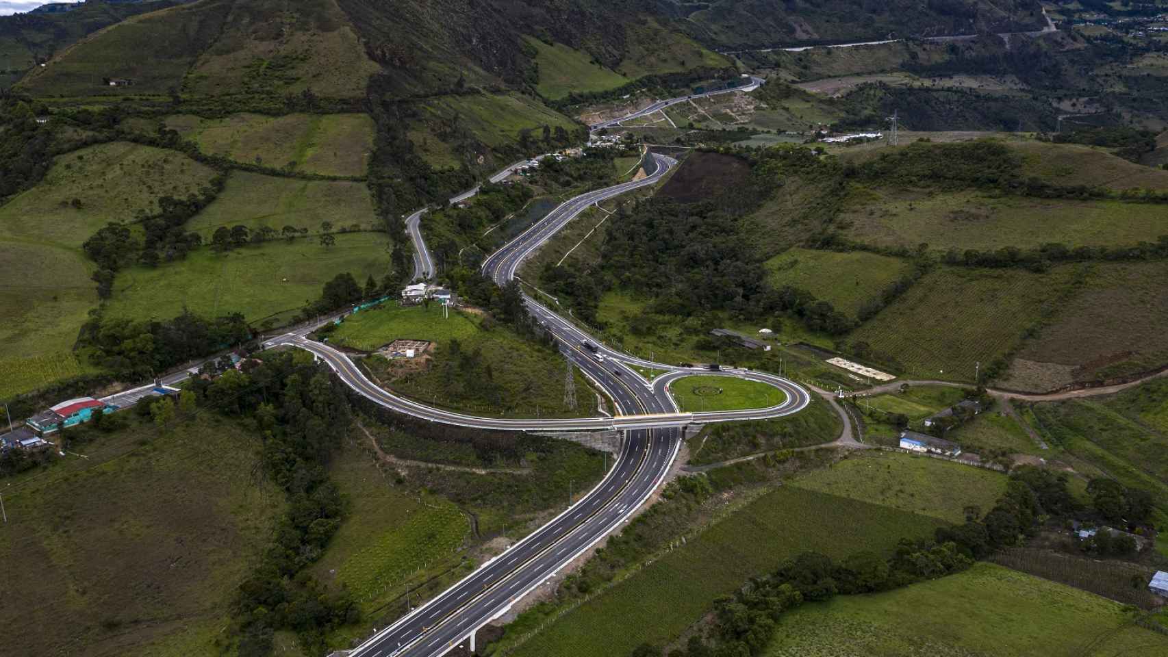 Una de las infraestructuras de Sacyr en Colombia.
