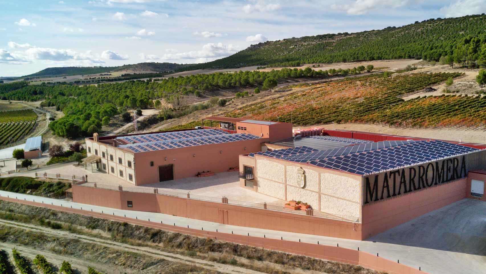 Placas fotovoltaicas en Matarromera.