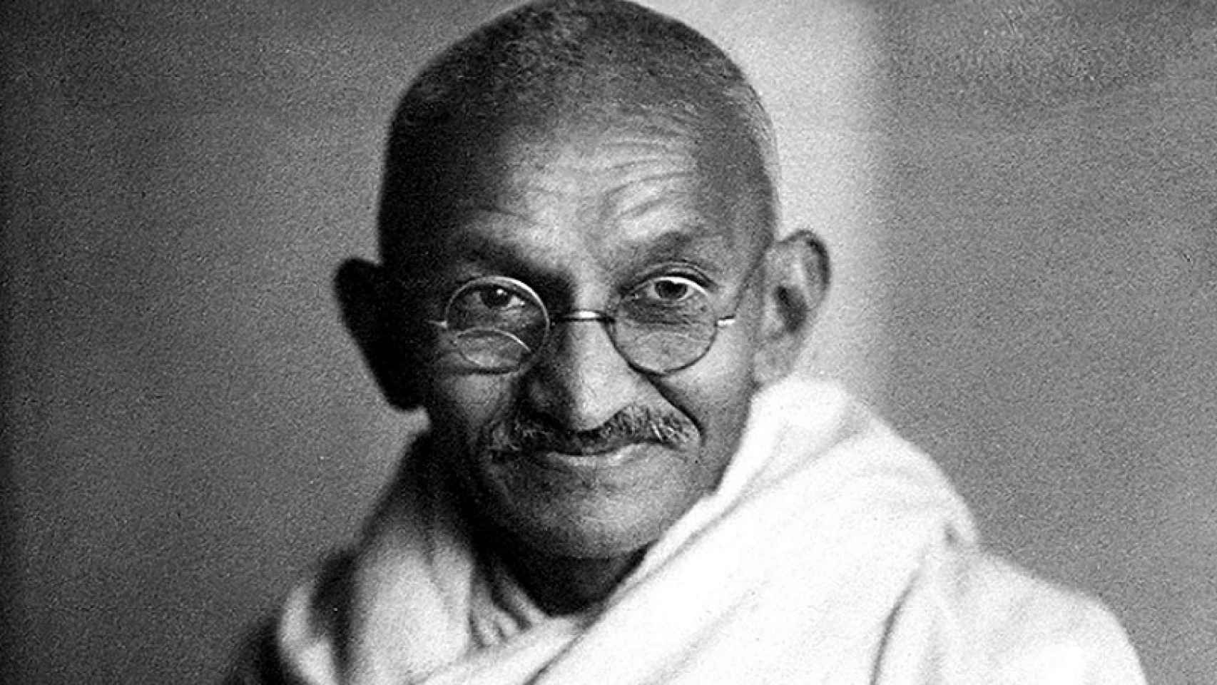 El líder de la independencia india, Mahatma Ghandi.