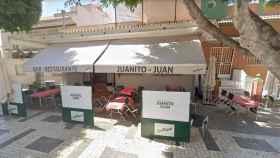 El bar restaurante 'Juanito Juan' , en El Palo (Málaga)