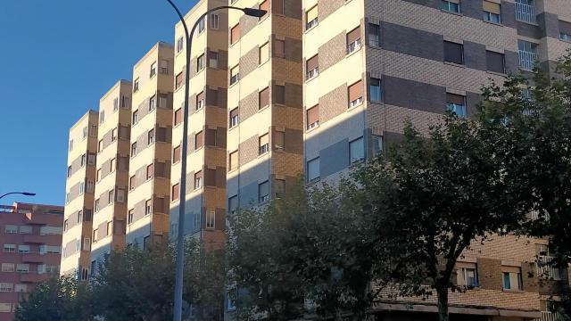 Bloque de viviendas en el barrio Garrido de la capital salmantina