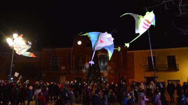 Imagen de archivo de actividades navideñas en Cigales.