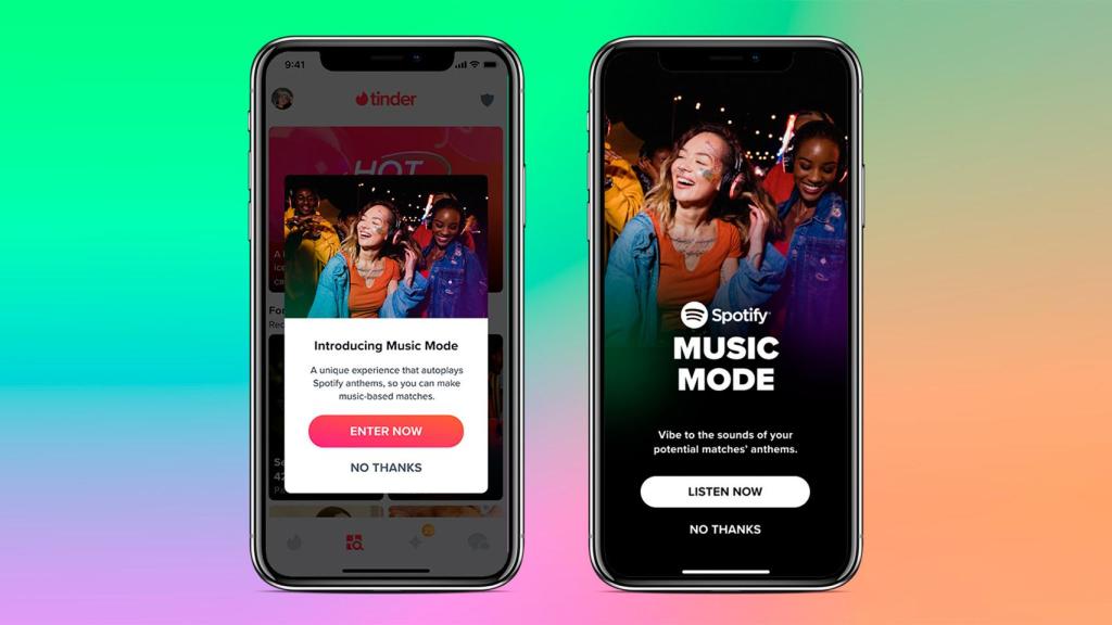 Tinder se alía con Spotify para ser más musical que nunca