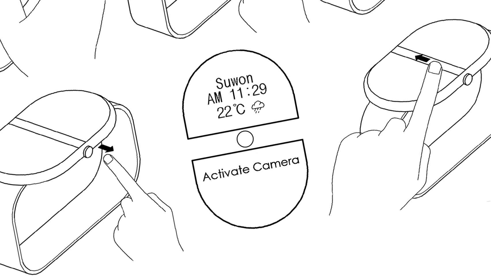Así sería el smartwatch de Samsung