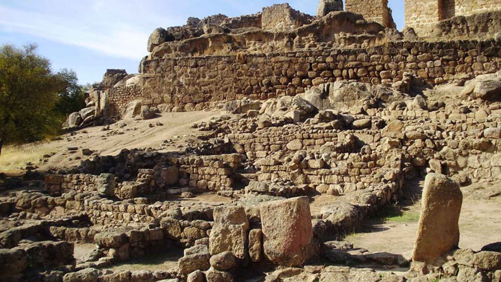 Yacimiento arqueológico de Ciudad de Vascos, en Navalmoralejo (Toledo). Foto: Turismo de Castilla-La Mancha