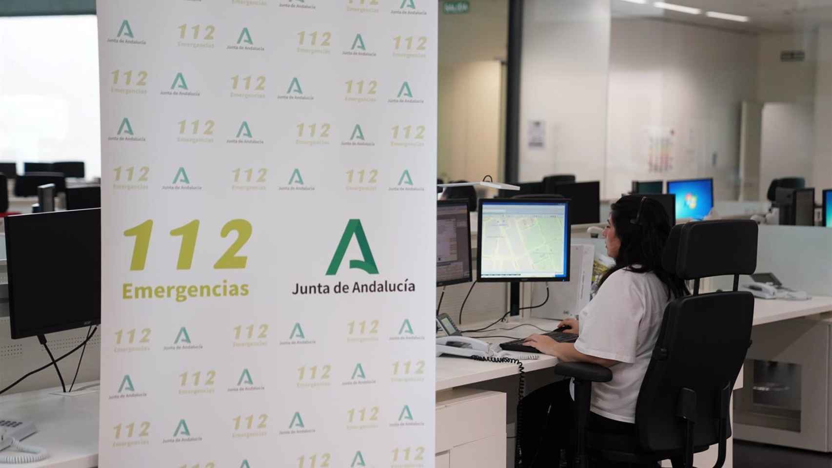 Sala del Servicio 112 de Andalucía.