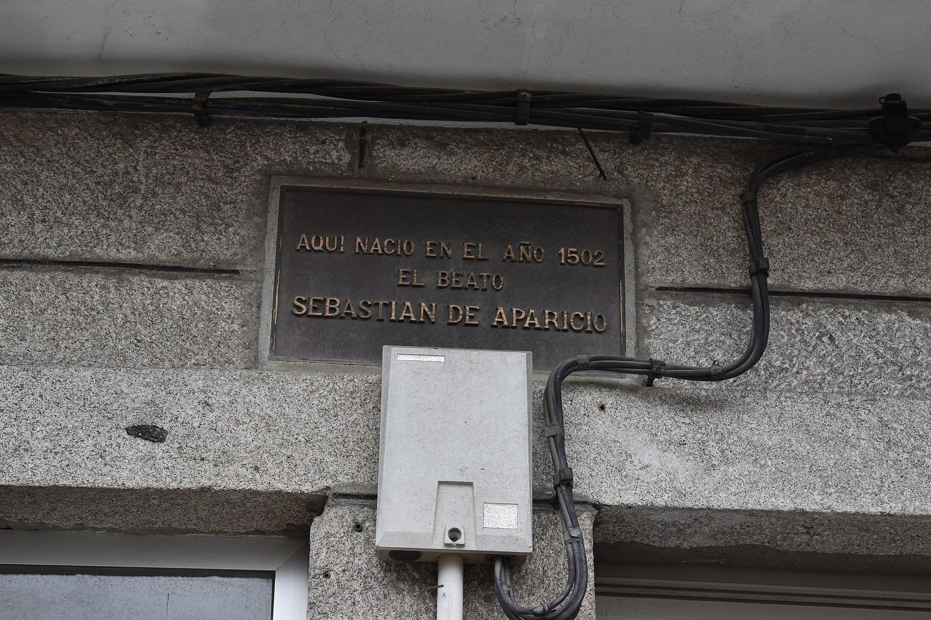 Placa en la casa natal de Sebastián en A Gudiña. https://es.wikipedia.org