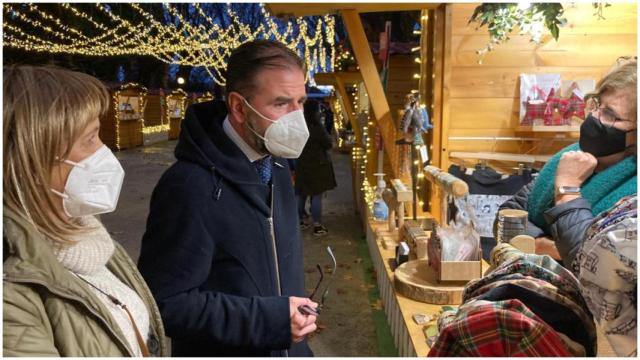 Inauguración del ‘Mercado de Nadal’.