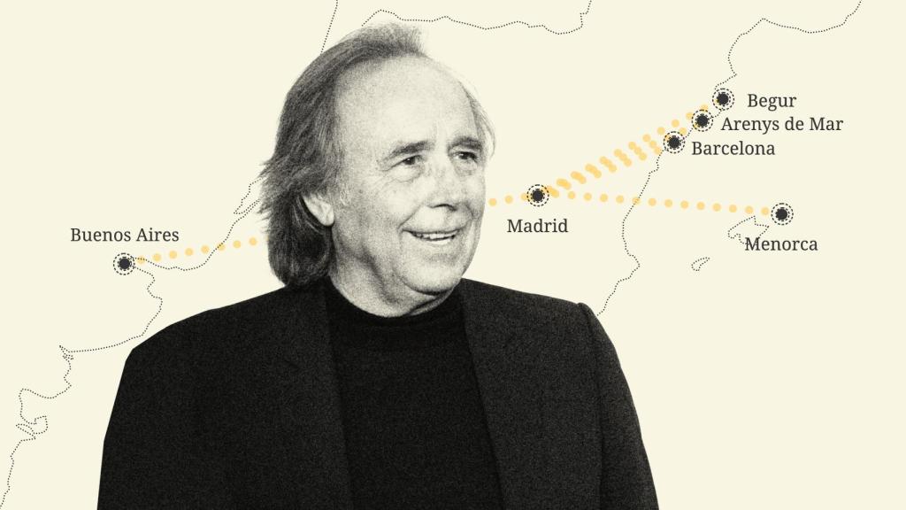 Mapa de las propiedades de Joan Manuel Serrat.