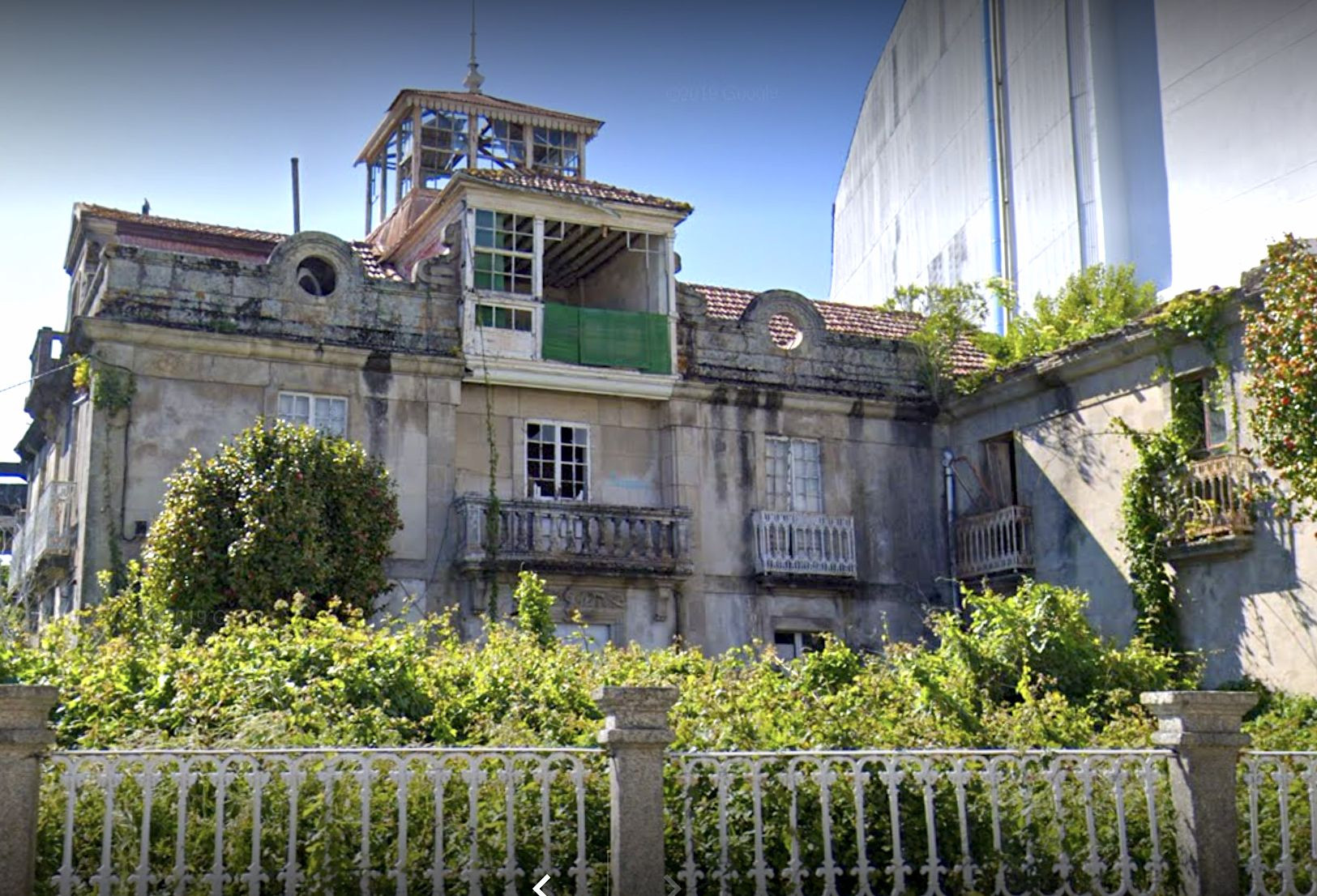 Imagen actual de la Casa Torre de Escudero.  Foto: Google Maps.