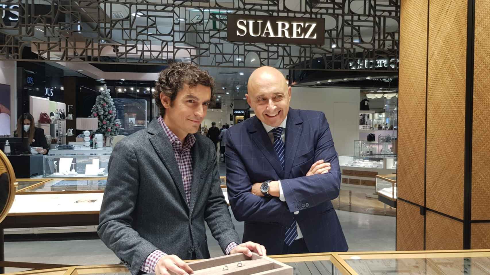 Gabriel Suarez, director creativo de Suarez, y Pati Blanco, responsable de comunicación y relaciones institucionales de El Corte Inglés.