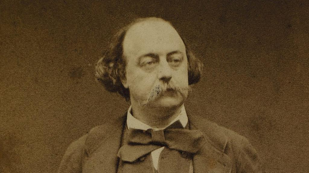 Flaubert en una fotografía de Étienne Carjat.