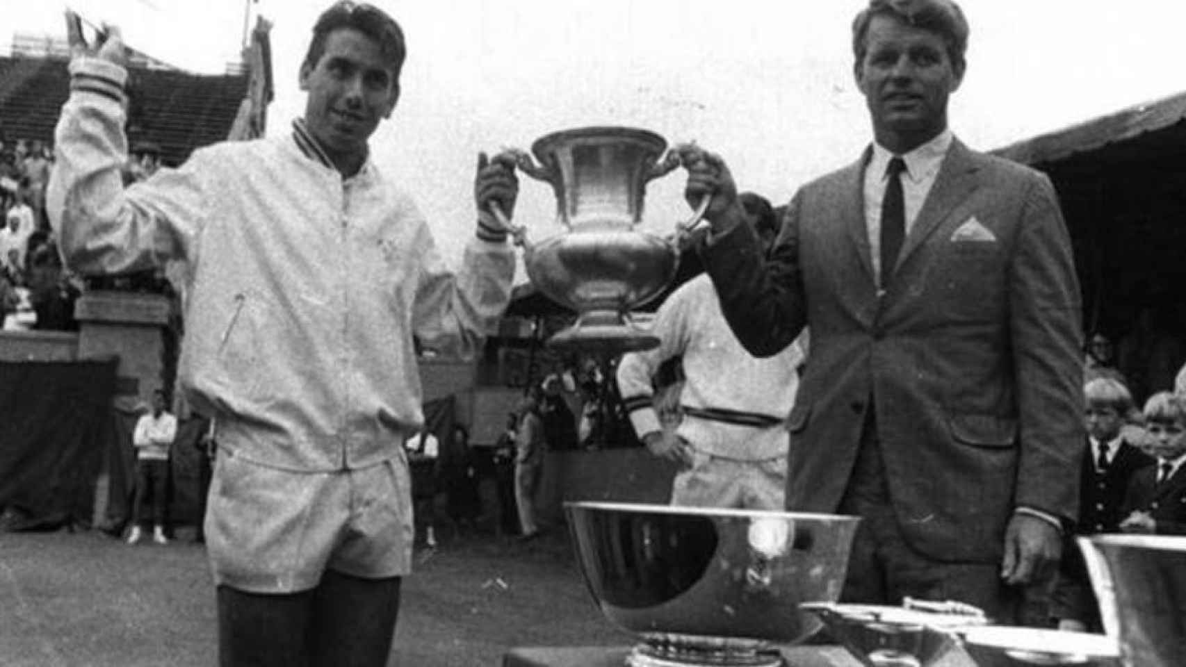 Manolo Santana, campeón del US Open 1965