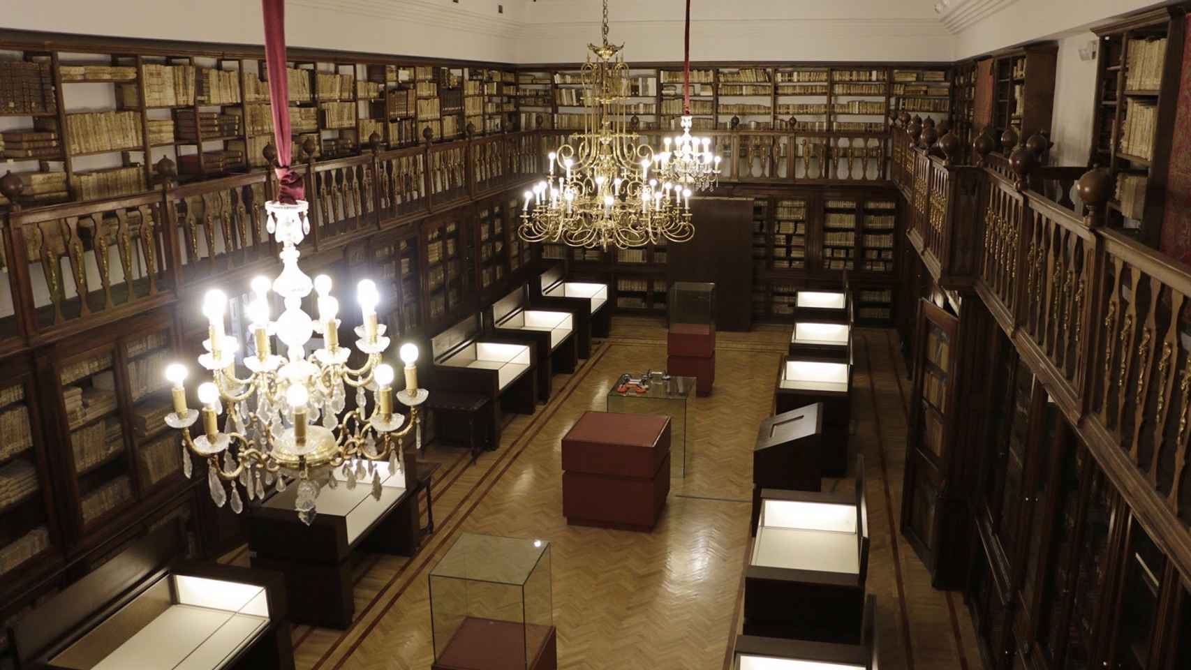 La sala Borbón-Lorenzana de la Biblioteca de Castilla-La Mancha.