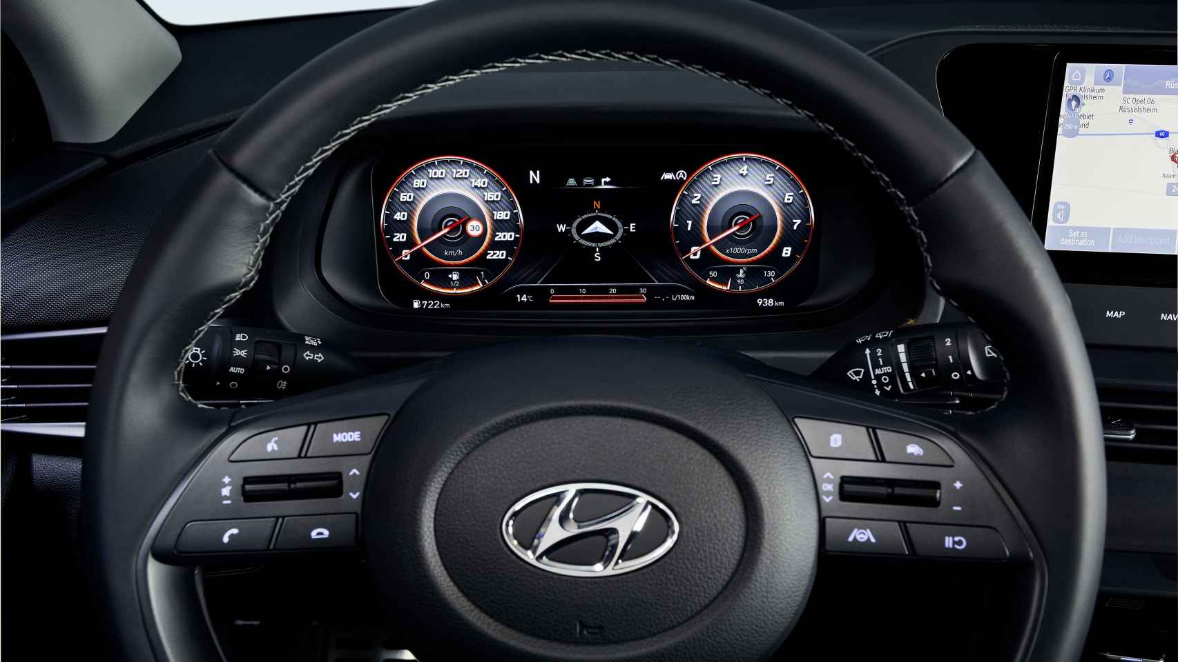 El Hyundai Bayon cuenta con la tecnología de sus hermanos mayores.