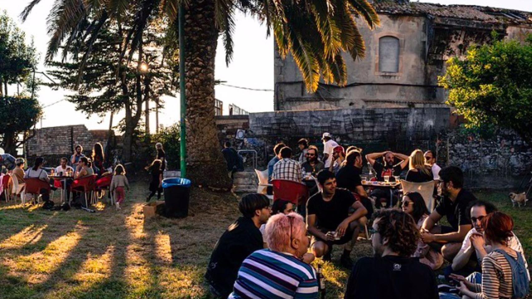 Jardín del Liceo Mutante durante la romería del Galician Bizarre