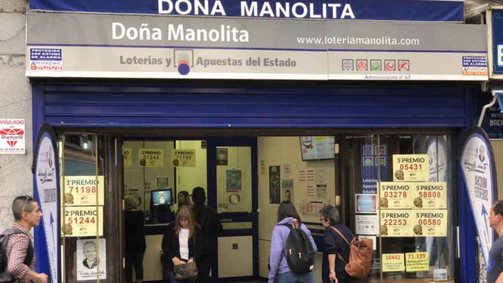 Administración de lotería Doña Manolita.