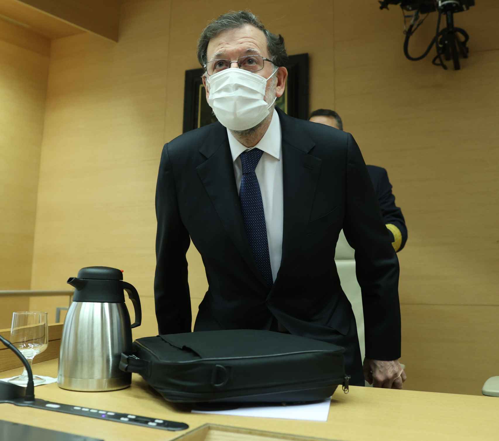 Rajoy, este lunes en el Congreso.