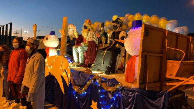 Imagen de archivo de una cabalgata de Reyes en Aldeamayor de San Martín