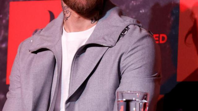 Sergio Ramos posa durante la presentación de 'Sergio Ramos by John Reed', su nuevo gimnasio