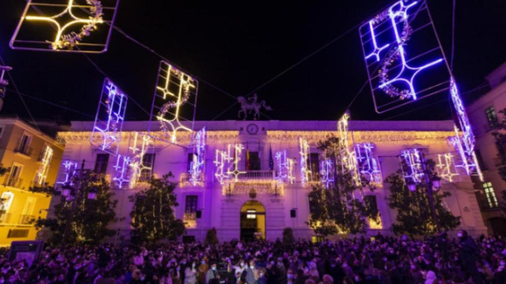 Las polémicas luces de Navidad de Granada.