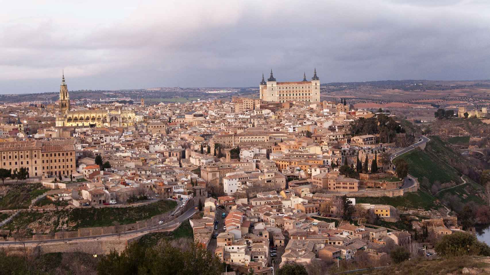 La ciudad de Toledo vista desde el Parador.
