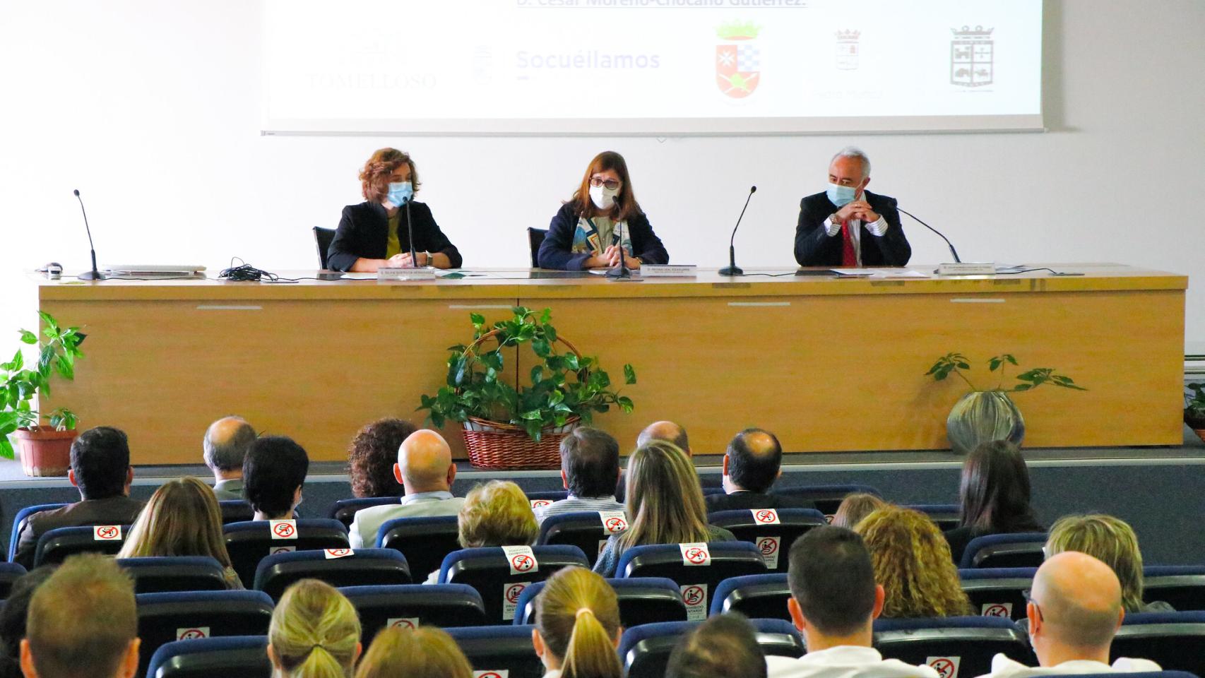 Presentación del nuevo director de la Gerencia de Atención Integrada de Tomelloso. Foto: JCCM