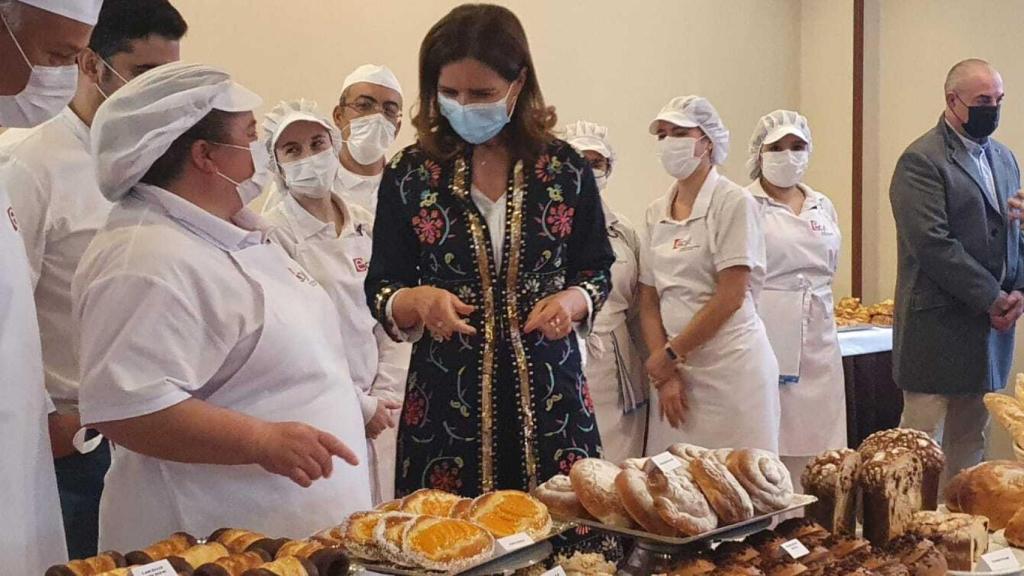 Carlota Amigo visita el Centro de Formación Profesional de Salamanca