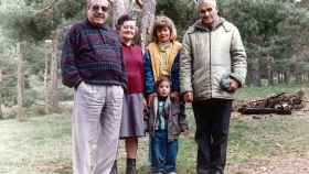 Víctor Rodríguez con algunos de sus familiares