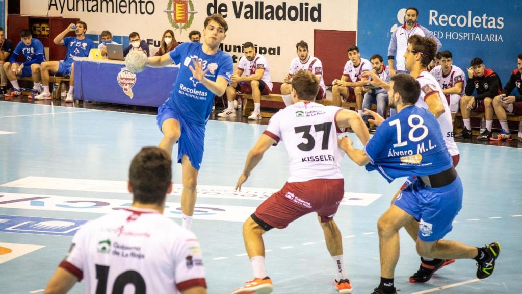 Imagen del pasado encuentro entre el Atlético Valladolid y el Logroño