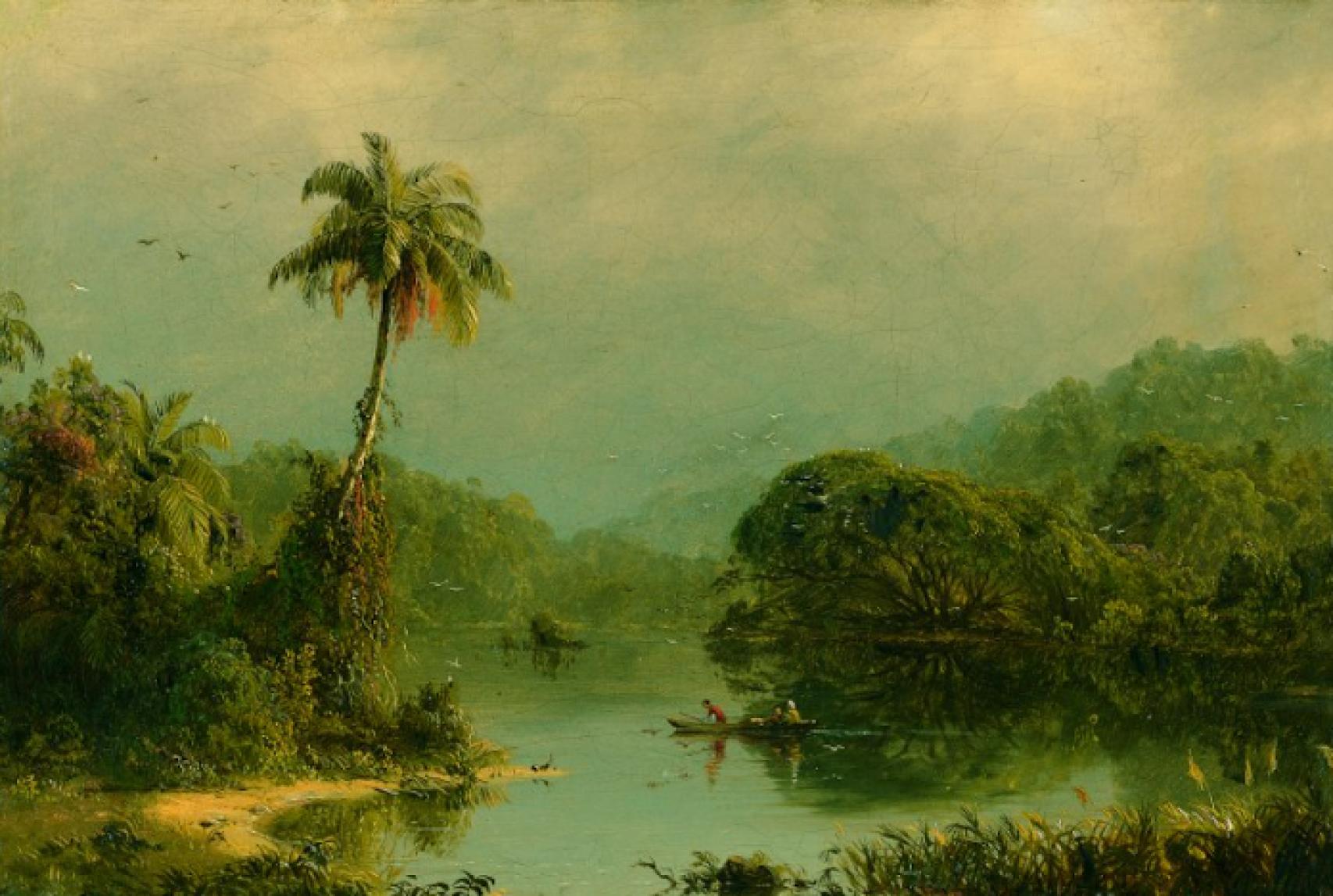 Frederic Edwin Church: 'Paisaje tropical', c. 1855